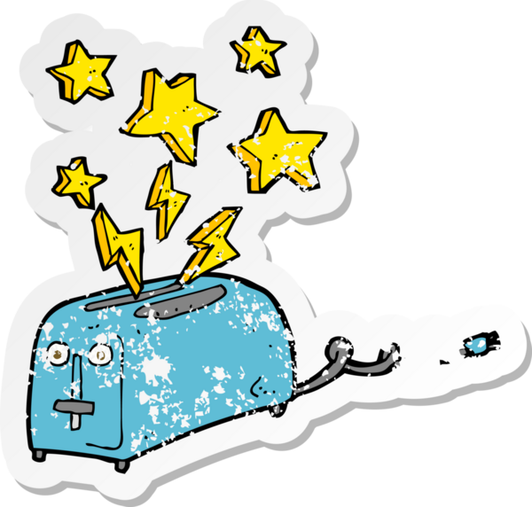 Bir insan tarafından çizilmiş bir çizgi filmin gerilimli yapıştırması.