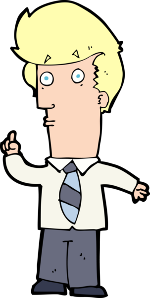 Bir insan tarafından çizilmiş soru işaretli çizgi film adamı.