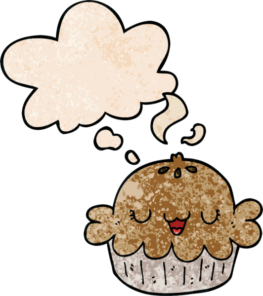 Bir insan tarafından çizilmiş grunge desenli düşünce baloncuklu şirin çizgi film turtası.