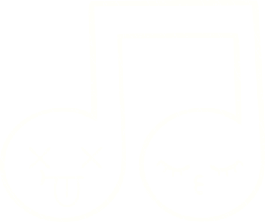 Bir insan tarafından çizilmiş nota tebeşiri.