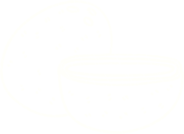 Bir insan tarafından çizilmiş hindistan cevizi tebeşiri.