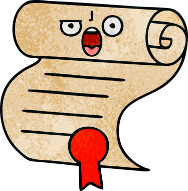 Bir insan tarafından çizilen kontratın retro grunge doku karikatürü