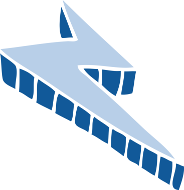 Bir insan tarafından çizilmiş karalama dekoratif yıldırım