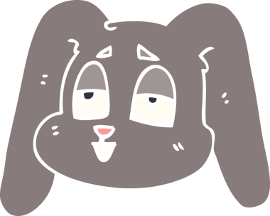 Bir insan tarafından çizilmiş karalama tavşanı.