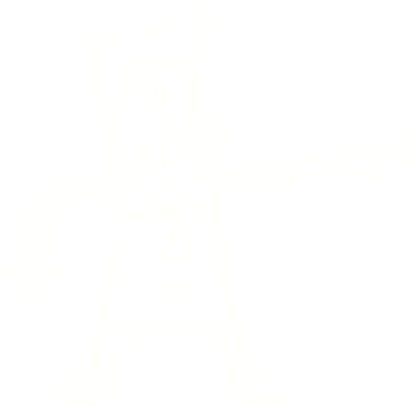 Bir insan tarafından çizilen Tebeşir Gösteren Adam