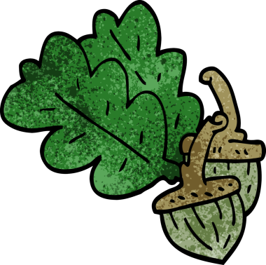 Bir insan tarafından çizilmiş karikatür palamudu.