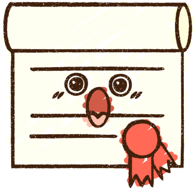 Bir insan tarafından çizilen Önemli Belge Tebeşiri