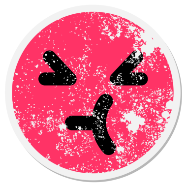 Bir insan tarafından çizilmiş basit bir yüz halkası.