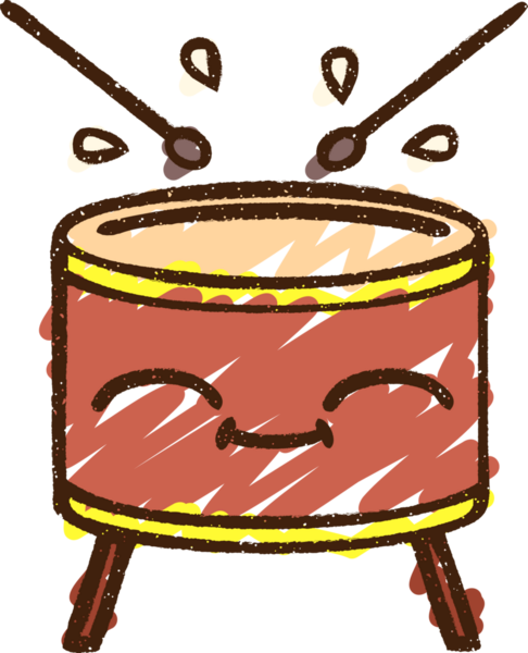 Bir insan tarafından çizilen Davul Tebeşiri