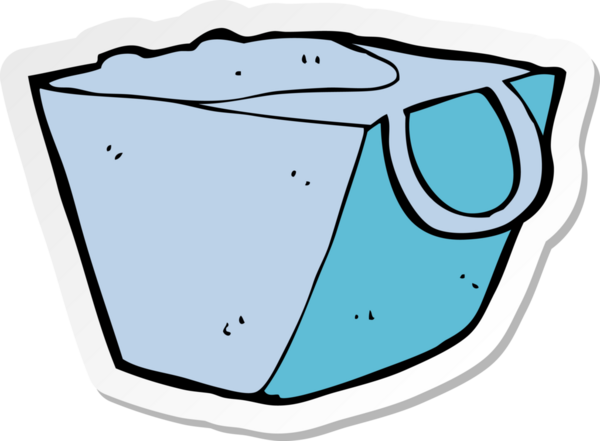 Bir insan tarafından çizilmiş karikatür makarna kutusunun etiketi.