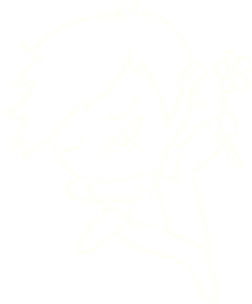 Bir insan tarafından çizilen Neşeli Adam Tebeşiri