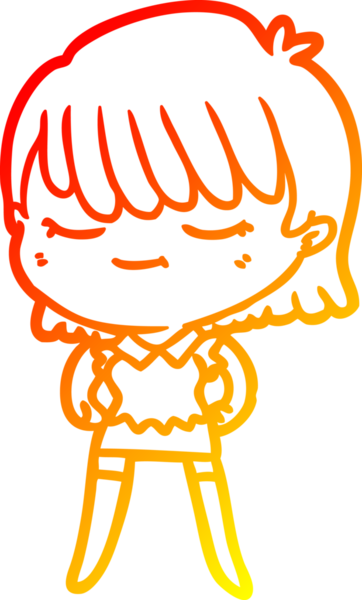 Bir insan tarafından çizilmiş bir karikatür kadın çizimi