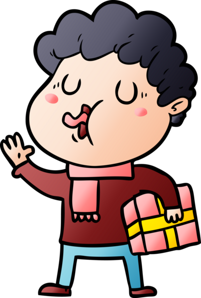 Bir insan tarafından çizilmiş çizgi film şarkıcısı.