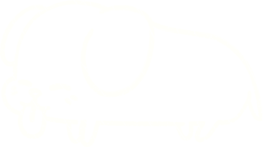 Bir insan tarafından çizilmiş şirin köpek tebeşiri.