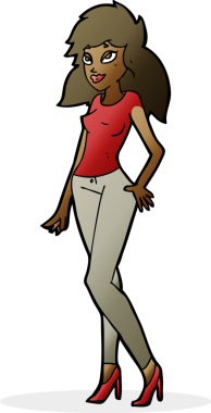 Bir insan tarafından çizilmiş güzel bir kadın.