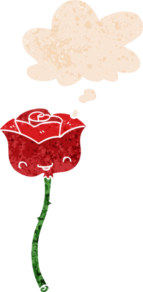 Düşünce baloncuğu ve grunge ile çizgi film bir insan tarafından çizilmiş sıkıntılı retro tarzı ile yükseldi