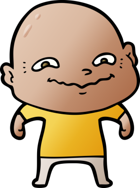 Bir insan tarafından çizilmiş ürkütücü bir çizgi film.