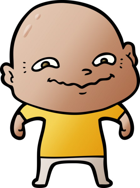 Bir insan tarafından çizilmiş ürkütücü bir çizgi film.