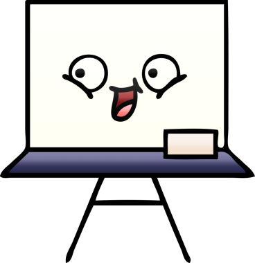 Bir insan tarafından çizilmiş beyaz bir karikatür.