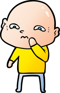 bir insan tarafından çizilmiş sinirli bir adam.