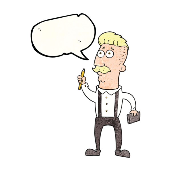 Serbest konuşma balonu desenli çizgi film adamı bir insan tarafından çizilmiş bir not defteri