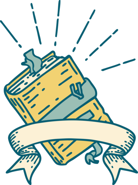 Dövme stili eski ciltli bir defter. Bir insan tarafından çizilmiş.