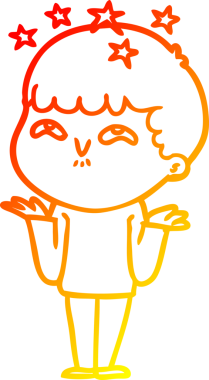 İnsan tarafından çizilmiş bir çizgi film karakteri.