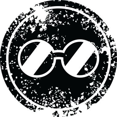 Bir insan tarafından çizilmiş görsel vektör çizimi dairesel sıkıntı sembolü