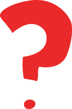 bir insan tarafından çizilmiş karalama soru işareti