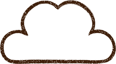 Bir insan tarafından çizilmiş bulut kömürü çizimi