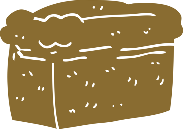 Bir insan tarafından çizilmiş bir ekmek karalaması.