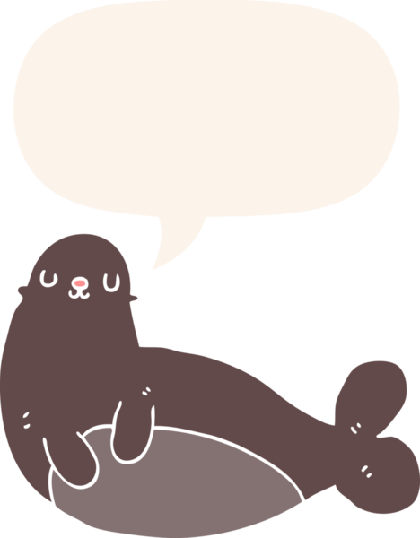 bir insan tarafından çizilmiş, konuşma baloncuklu karikatür mührü.