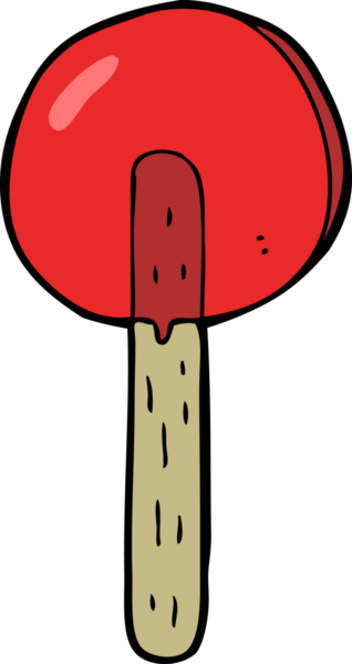 bir insan tarafından çizilmiş çizgi film lolipopu