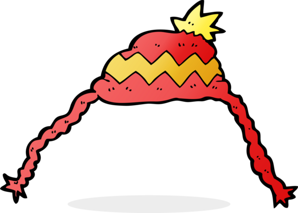 Bir insan tarafından çizilmiş çizgi film şapkası.