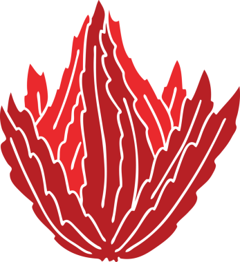 Bir insan tarafından çizilmiş garip bir karikatür.