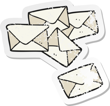 İnsan tarafından çizilmiş bir karikatürün gerilimli yapıştırması.