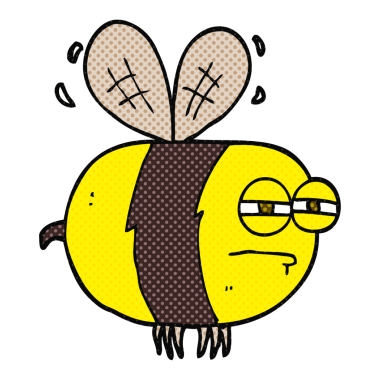 Bir insan tarafından çizilmiş mutsuz bir çizgi film.