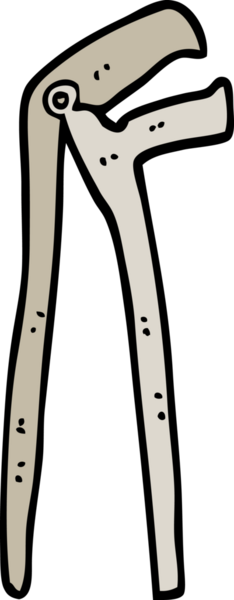 El çizimi karikatür tarzı tesisatçı anahtarı bir insan tarafından çizilmiş.