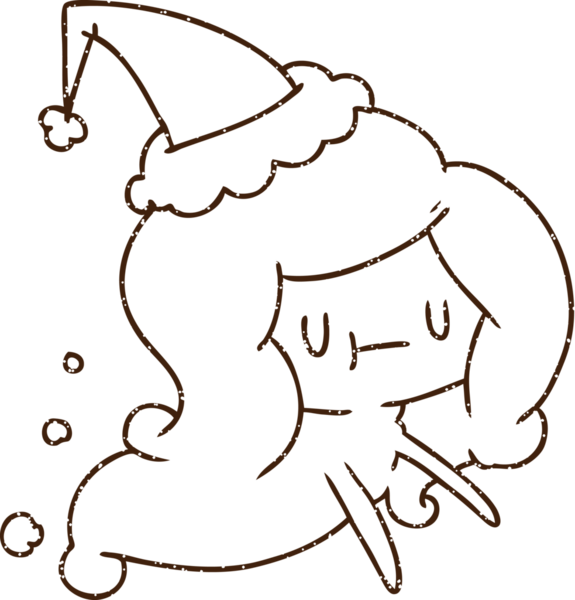 Bir insan tarafından çizilmiş Noel Hayaleti Kömürü