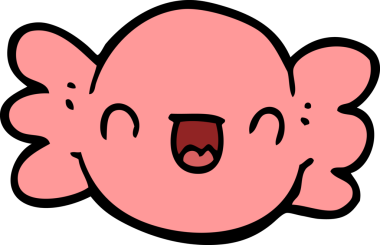 Bir insan tarafından çizilmiş şekerler.