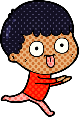 Bir insan tarafından çizilmiş çizgi film adamı.