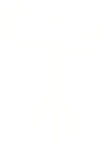 Bir insan tarafından çizilen Teleskop Tebeşiri