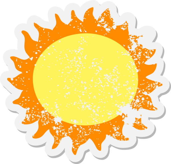 Bir insan tarafından çizilmiş güneş lekesi.