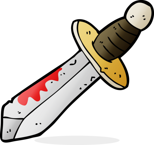 Bir insan tarafından çizilmiş bir kılıç.