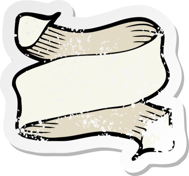 Bir insan tarafından çizilmiş bir karikatür afişinin gerilimli yapıştırması.