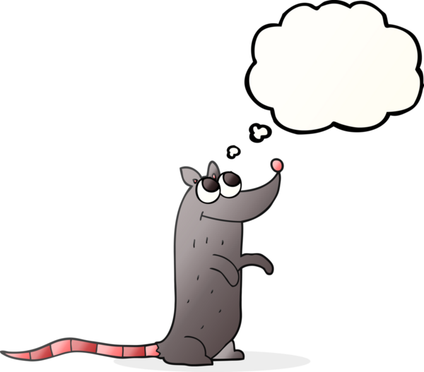 Bir insan tarafından çizilmiş serbest çizim baloncuk fare.