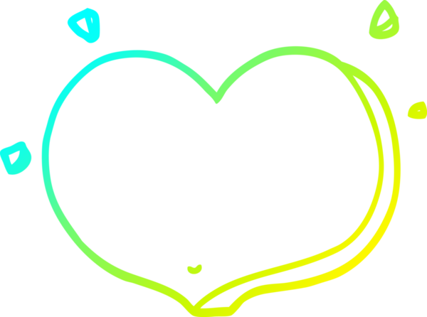 Bir insan tarafından çizilmiş bir aşk karikatürü çizimi.