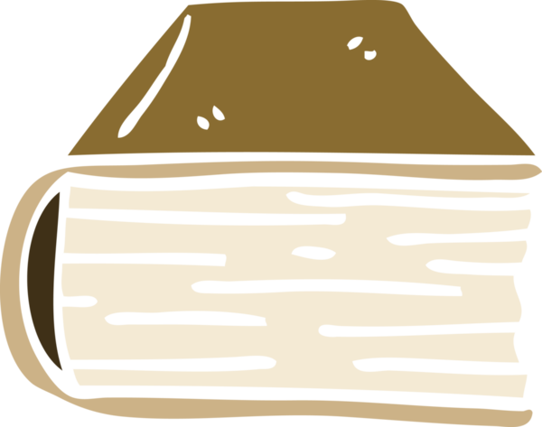 Bir insan tarafından çizilmiş eski bir kitap.