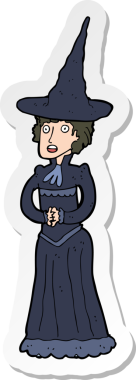 Bir insan tarafından çizilmiş cadılar bayramı çizgi filminin çıkartması.