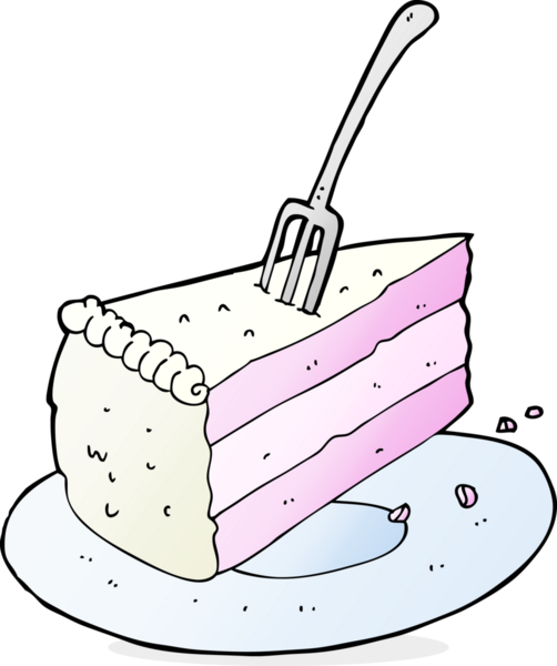 Bir insan tarafından çizilmiş çizgi film pastası.